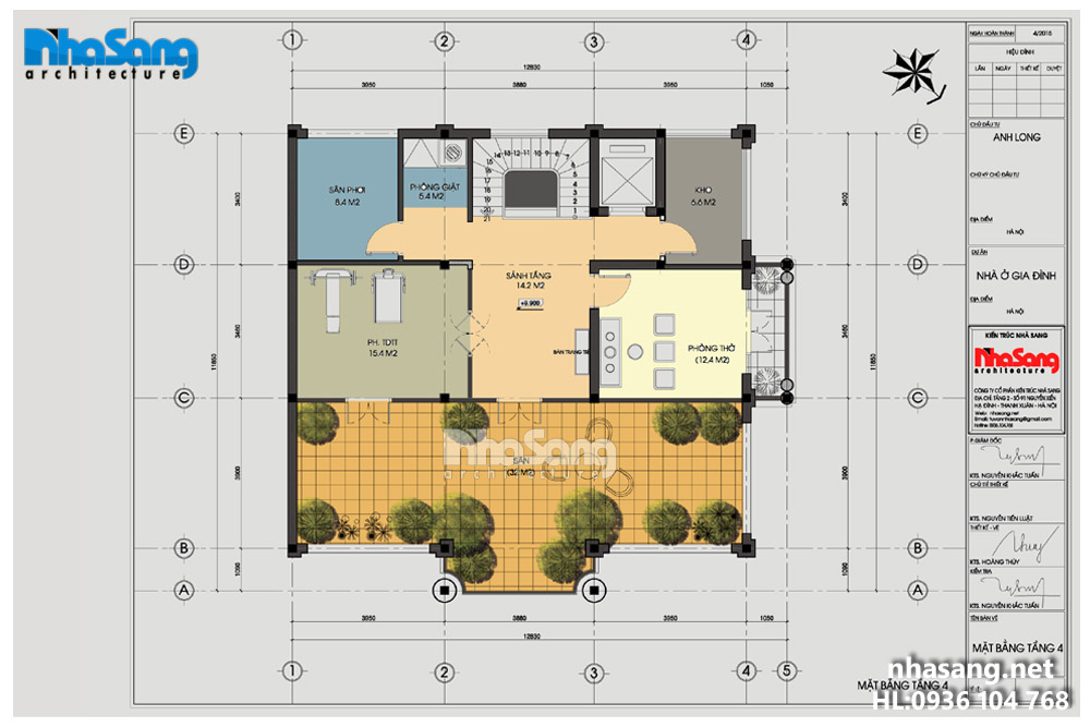 mẫu thiết kế nhà biệt thự kiểu pháp đẹp